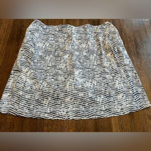 Nivo Gray Chevron Active Skort Gold Tennis Pickleball - size M